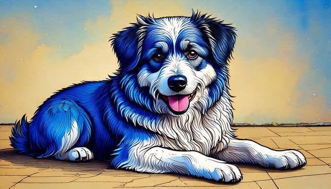 Firefly old dog with white hair 53012